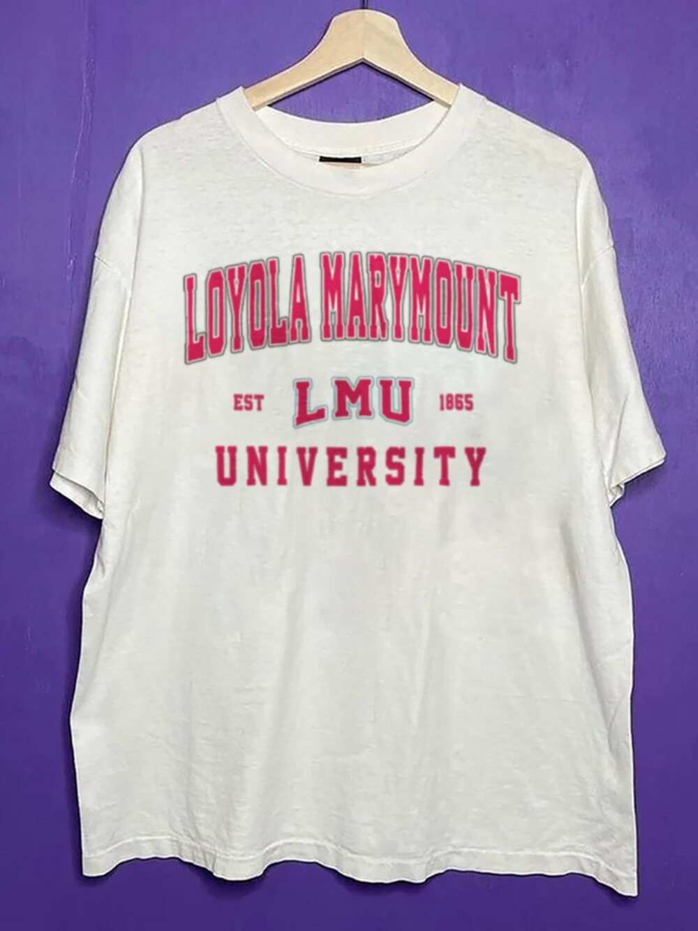 Vintage Loyola Marymount University Shirt, Retro LMU College University Shirt